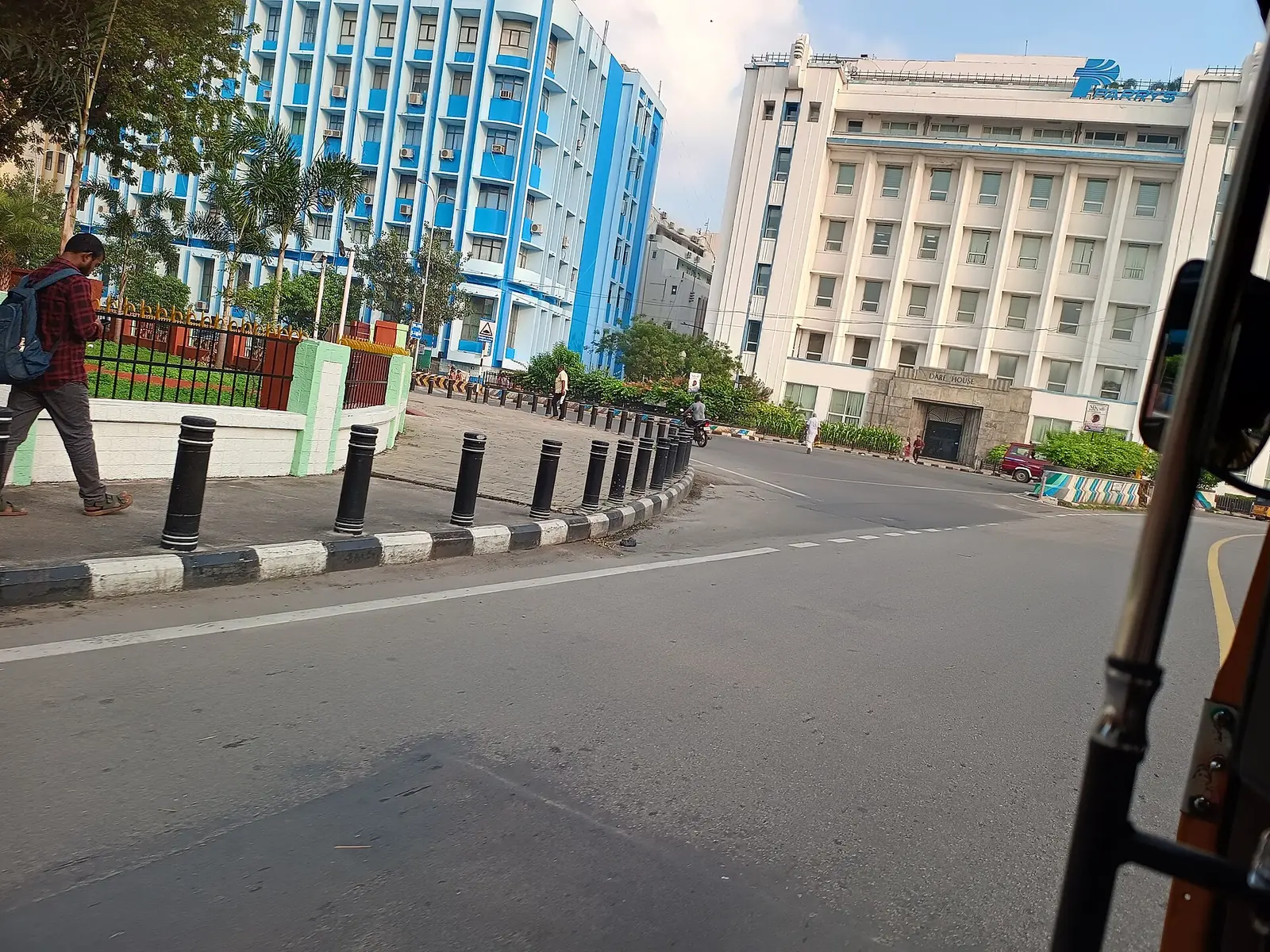 File photo: Dare House and the Tamil Nadu State Cooperative Bank at Parry's Corner, Chennai, 2025.