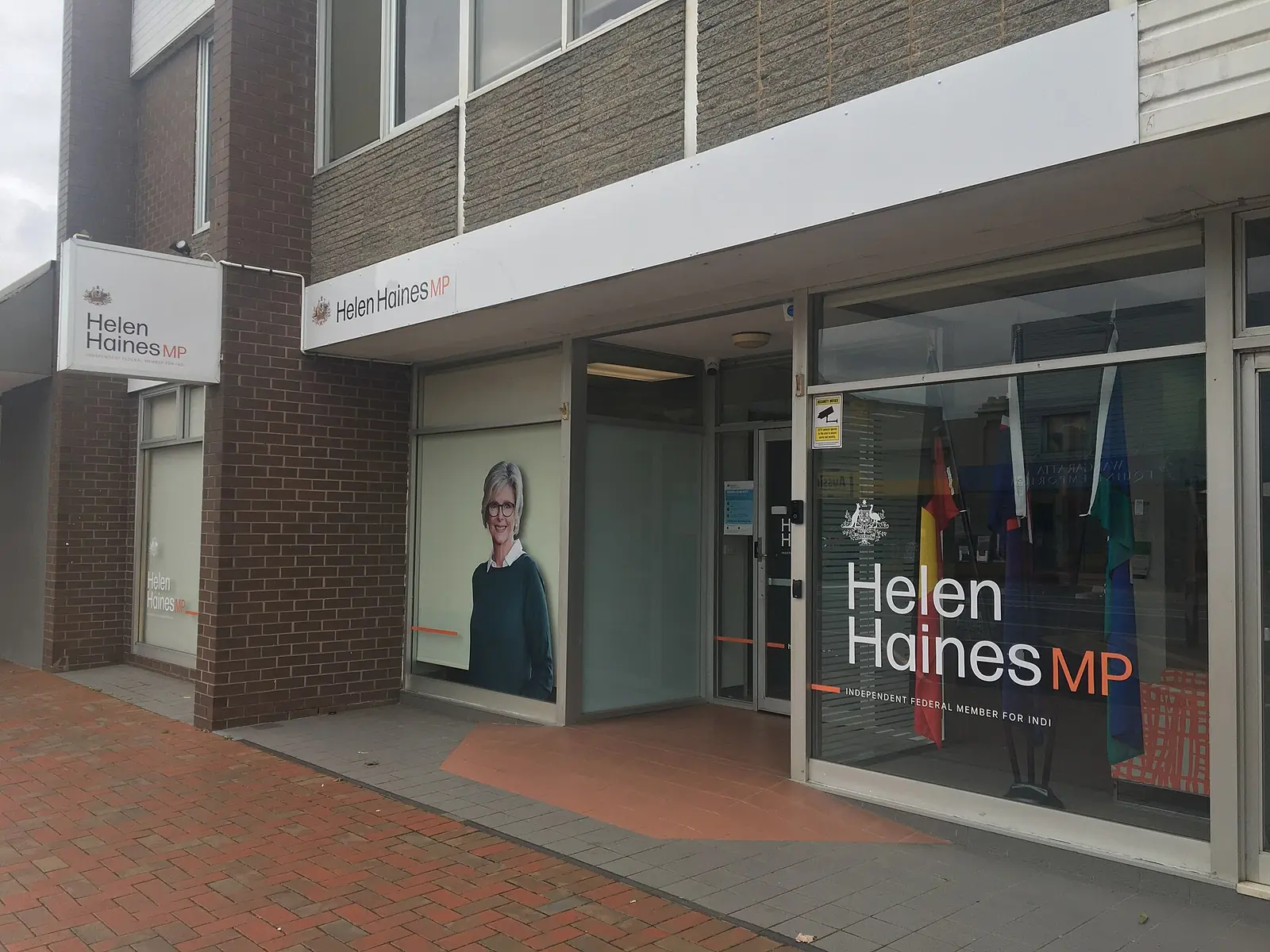 File photo: Helen Haines's electorate office on Murphy Street in Wangaratta, 2022.